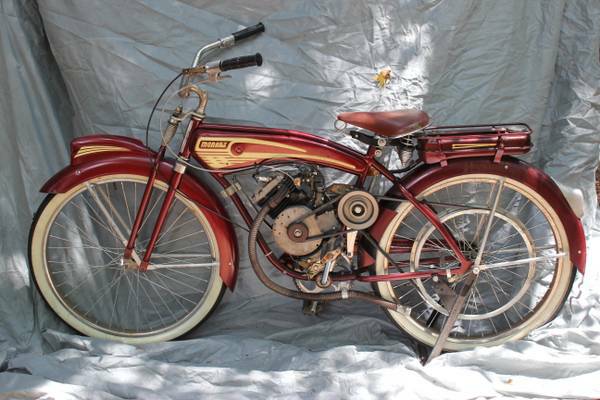 old motorized bicycle