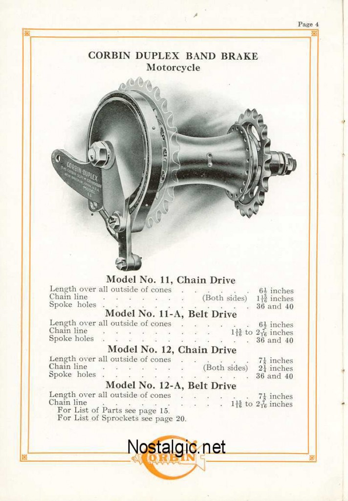 1911 Corbin Catalog Dave's Vintage Bicycles