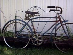 vintage columbia tourist bicycle
