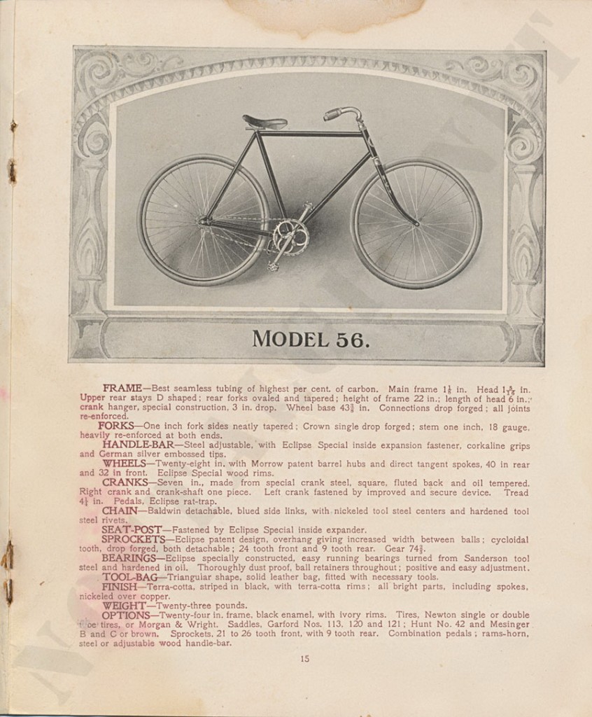 1898 Eclipse Bicycles Catalog - Dave's Vintage Bicycles